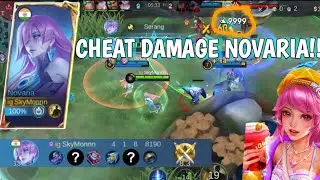 CHEAT???DAMAGE NOVARIA 9999!! ITEM DAN BUILD NOVARIA 2024 ||MOBILE LEGENDS