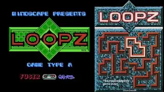 Loopz 5:01 [Game A 25] (NES 1990) Speedrun, retro, Dendy