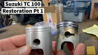 1973 Suzuki TC100 Restoration Part 1