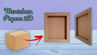 Bingkai foto dari kardus | Bingkai foto 3D | Creative crafts