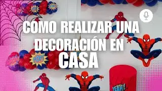 🕷️✨ Decoración del Hombre Araña hecha en casa ✨