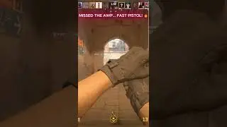 THE P250 SAVED ME! 🔫 (Dust 2 AWP 4K) #shorts  #cs2