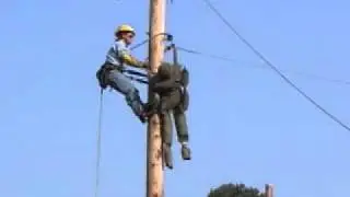 Pole Climbing FAIL