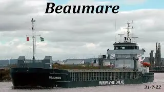 Beaumare Cargo Ship on the Manchester Ship Canal