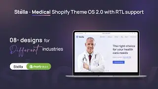 Stella Medical Shopify Theme OS 2.0 with RTL support