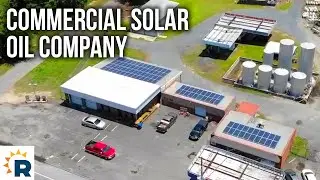 Commercial Solar Panels for Oil Company