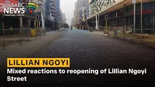 Mixed reactions to reopening of Lillian Ngoyi Street
