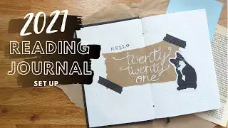 2021 Reading Bullet Journal Set Up | Yearly Reading Journal Spread Ideas!