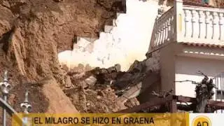 Un cerro se desploma en Graena