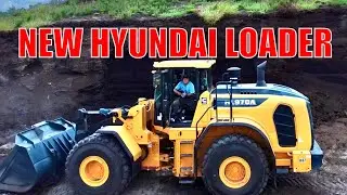 Operating New Hyundai 970 LOADER! 💪