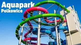 Renewed Water Park in Poland: Aquapark Polkowice | All Slides 2025