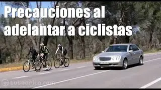 🚲Precauciones para adelantar a un ciclista  🚴🏼‍♀️ 🚗