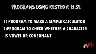 Programs Using Nested if else In Python | Python Tutorials In Hindi