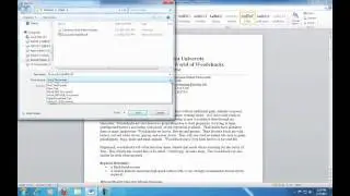 Using Word 2010 to Save a Document as PDF or RTF