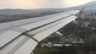 Air France Airbus 319 Landing in Sofia SOF