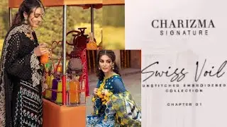 Charizma Signature Lawn Collection'21 Vol.01/Unstitched  Embroidered Lawn #Charizma #Charizmalawn
