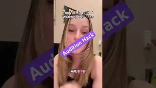 this seriously is a game changer!! #auditiontips #chatgpt #selftape #audition #musicaltheatretips