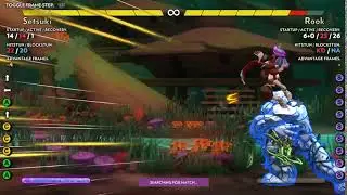 Setsuki Okizeme Corner Reversal Bait and 4 Damage Punish Vs rook gS