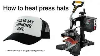 How to heat press hats in 3 steps | f2c pro 5 in 1 heat press