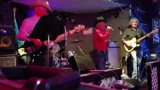 Brian The Hat and the CRS Riders band at the Rustic Rail Saloon