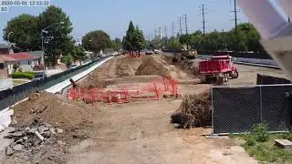 05/01/20 - Progress at Culver Blvd Realignment & Urban Runoff Infiltration and Retention Project