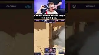 Boombl4 does not need the scope on his AWP #counterstrike #legendary #cs2  #gaming  #esports