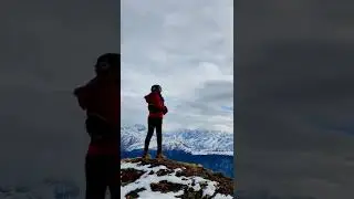 brahmatal summit day #trekkergirlneha brahmatal trek december | himalayas | snow |trek | trekking