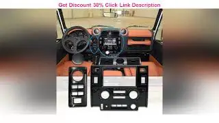 Top Car styling Stereo Double 2 Din Dash Kit dashboard center console  for Land Rover Defender  glo
