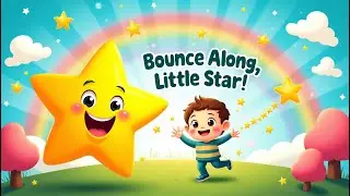 Bounce Along, Little Star ⭐🎶 Fun Baby Song & Cartoon Music Video!