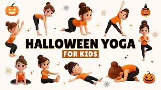 🎃 Halloween Yoga for Kids| 👻 Spooky Fun Yoga Poses | Cosmic Kids Yoga Adventure