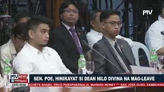 Sen. Poe, hinikayat si Dean Nilo Divina na mag-leave