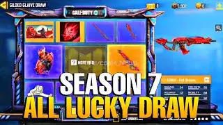 ALL SEASON 7 LUCKY DRAW IN COD MOBILE (2022)