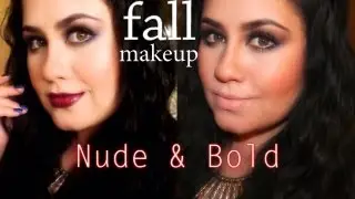 Fall Makeup Collab - Nude & Bold Lips Using Urban Decay Vice #2 Palette