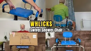 WHLICKS SS10L Premium Swivel Shower Chair Review | Safer Bathing
