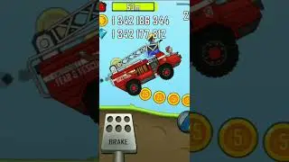 Fire Truck Hill Climb Racing | Epic Mountain Rescue Stunts#FireTruck #HillClimbRacing #GamingShorts