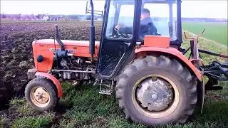 Ursus C-360 Turbo - Orka na 20 cm i obornik [Dźwięk silnika]