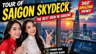 Saigon skydeck 360 walk - Bitexco Tower,Ho Chi Minh City Vietnam.