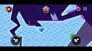 Super Flappy Golf - Crystal Peak, Hole 9 - Superstar (7 flaps)