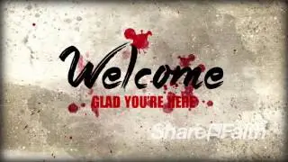 Easter Background: No Greater Love Church Welcome Background Video