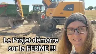Nouveau projet : Terrassement et Ramassage de bottes avant de reprendre les moissons !!