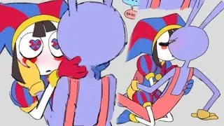 POMNI Y JAX UNA NOCHE DE BESOS . ( COMIC FANDUB )