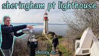 Sheringham Point Lighthouse | Shirley BC | Hiking Vancouver Island | 4K Vlog