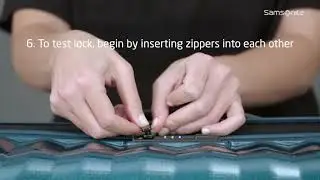 Samsonite Lite Shock   How to set the TSA Lock code