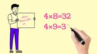 Table of 4 | Learn Multiplication Table of Four | Maths for Kids|let's learn together|