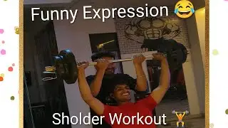 Funny Expression 😂😂 Sholder Workout 🏋️ || Vijendra Gym || #sholdar #workout #gym #funnyexpression
