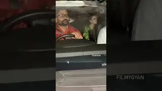 Alia Bhatt spotted at Karan Johar&rsquo;s house. #bollywood #news
