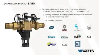 Backflow preventer BA BM (for DN15 - DN50)