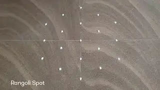 Must try the beautiful dots Rangoli || Rangoli Spot