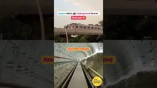 Kanpur Metro Underground Tunnel First Look Follow for more @the.unseen.kanpur #kanpur #metro 🥰