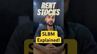 Stocks lending explained ! #slbm